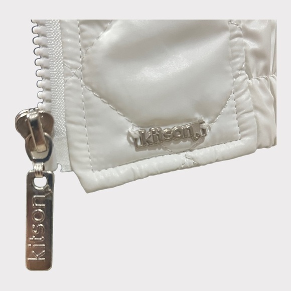 KITSON white lightweight quilted jacket size medium NWOT - Picture 6 of 6